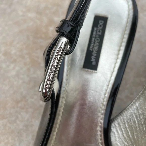 Dolce & Gabbana Black Patent Leather shoes